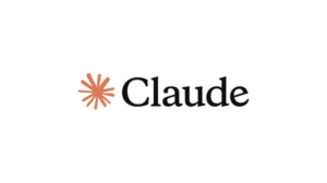 Claude AI logo on a clean white background, representing Anthropic’s artificial intelligence assistant and generative AI platform.