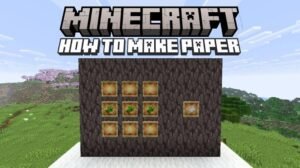 How to Craft Paper in Minecraft