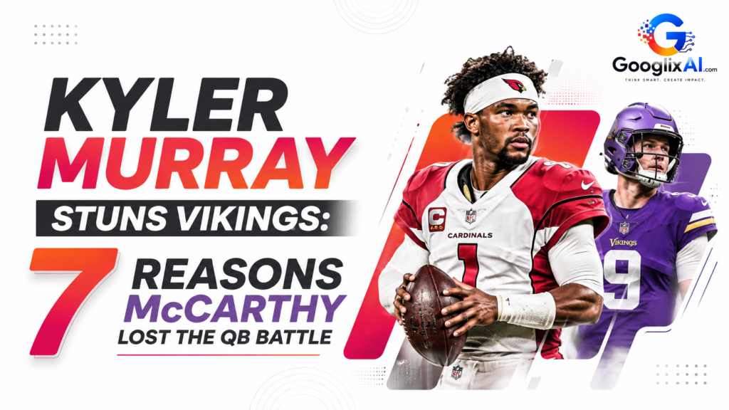 Kyler Murray stuns Vikings in a dramatic NFL quarterback battle graphic