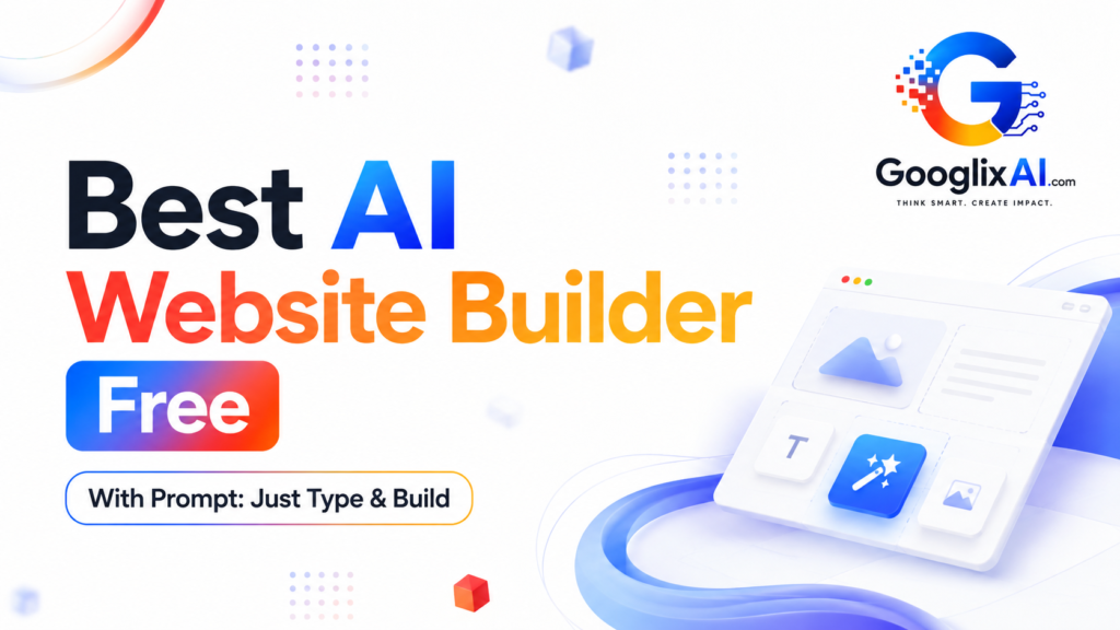 best AI website builder free with prompt