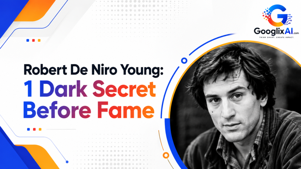 Robert De Niro young in the 1970s compared to today