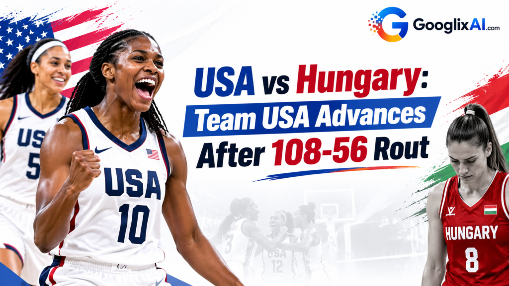 USA vs Hungary: Team USA Advances After 108-56 Rout