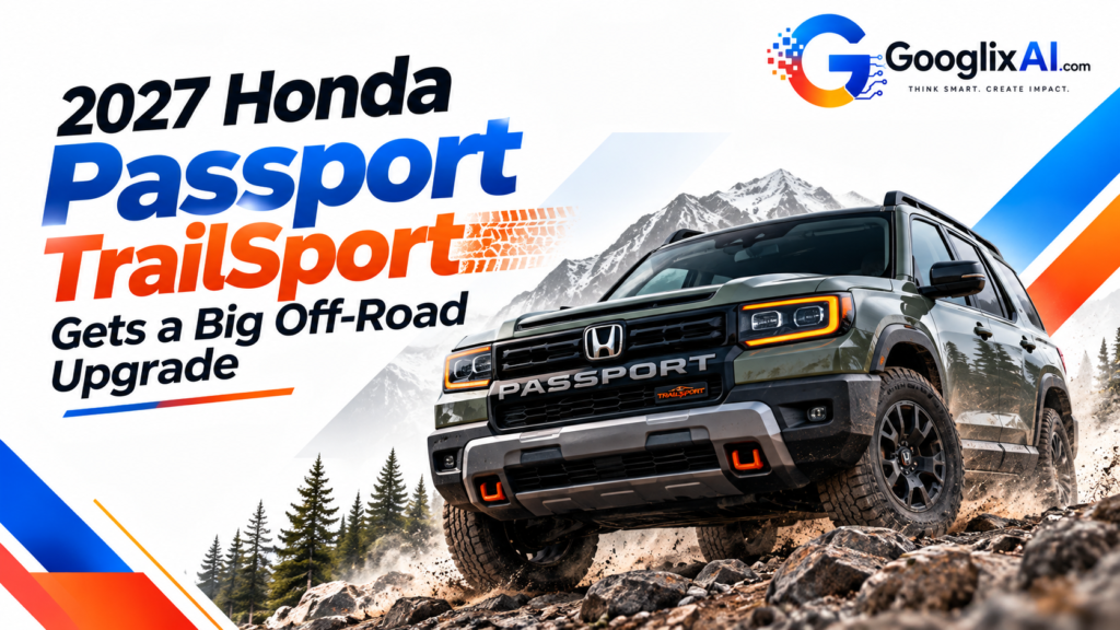2027 Honda Passport TrailSport Gets a Big Off-Road Upgrade