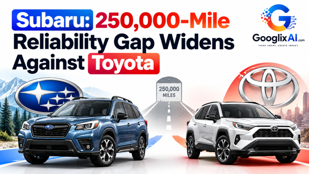 Subaru: 250,000-Mile Reliability Gap Widens Against Toyota
