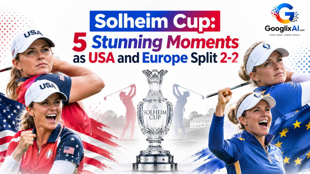Solheim Cup: 5 Stunning Moments as USA and Europe Split 2-2