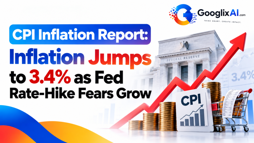 CPI Inflation Report: Inflation Jumps to 3.4% as Fed Rate-Hike Fears Grow