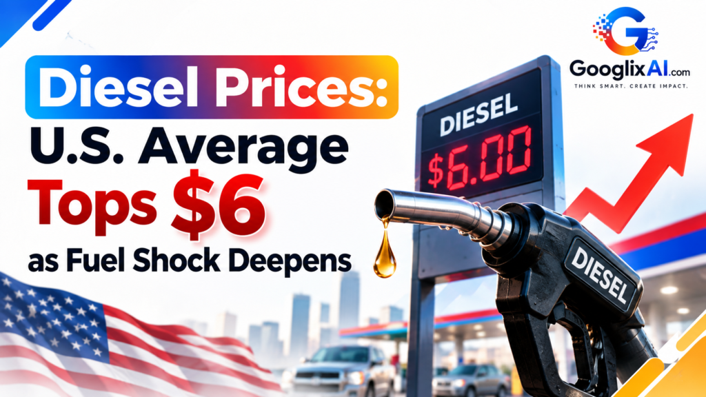 Diesel Prices: U.S. Average Tops $6 as Fuel Shock Deepens