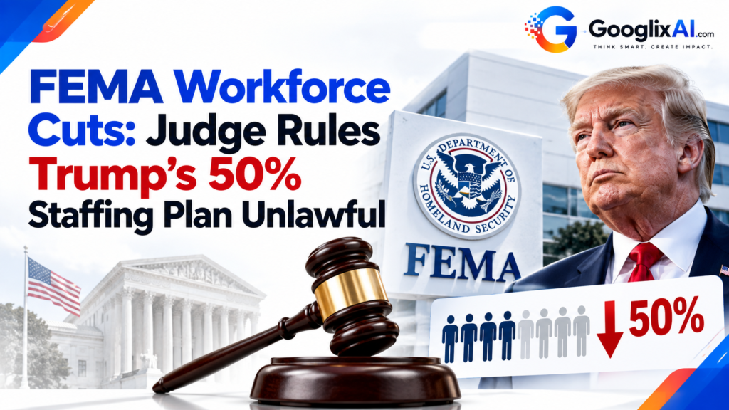 FEMA Workforce Cuts: Judge Rules Trump’s 50% Staffing Plan Unlawful