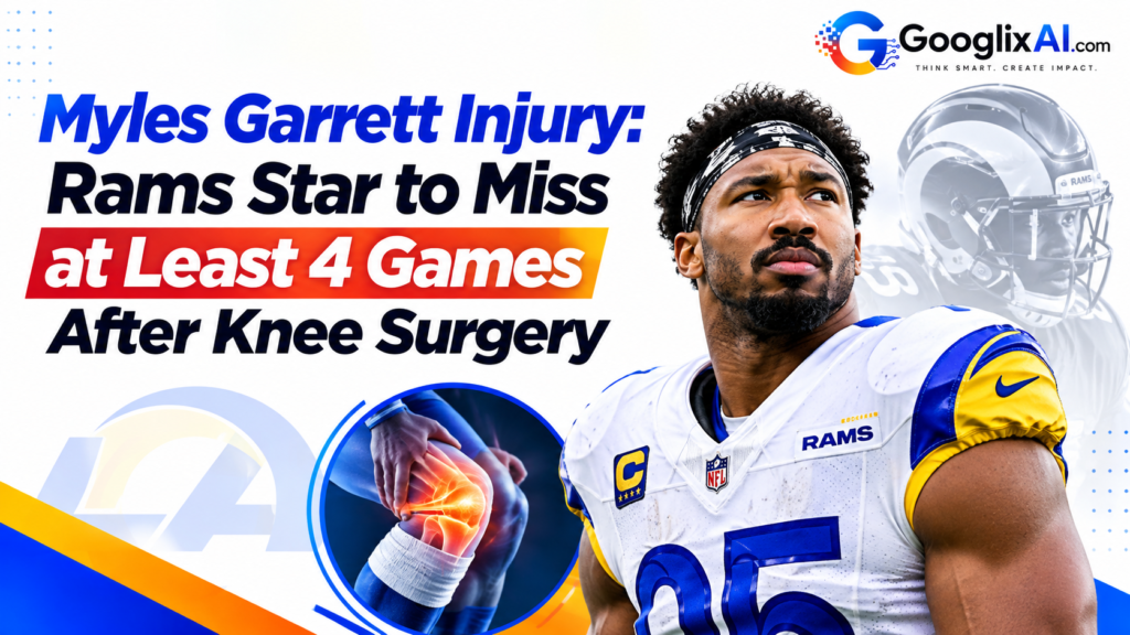 Myles Garrett Injury: Rams Star to Miss at Least 4 Games After Knee Surgery