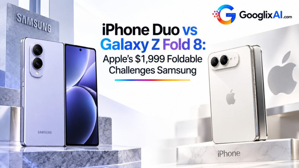 iPhone Duo vs Galaxy Z Fold 8: Apple’s $1,999 Foldable Challenges Samsung