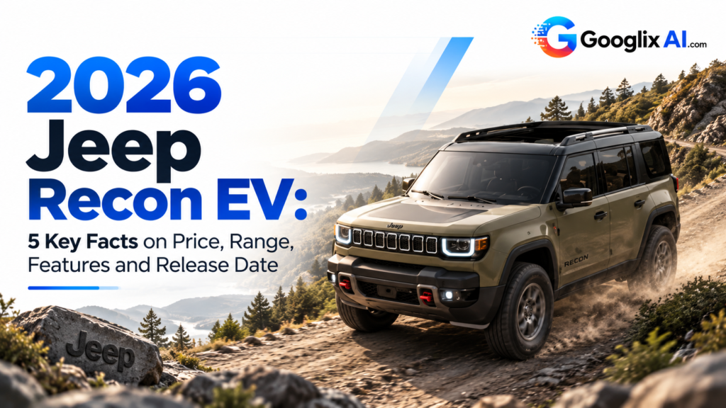 2026 Jeep Recon EV: 5 Key Facts on Price, Range, Features and Release Date