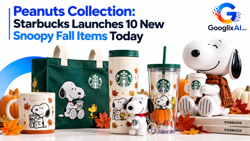 Peanuts Collection: Starbucks Launches 10 New Snoopy Fall Items Today