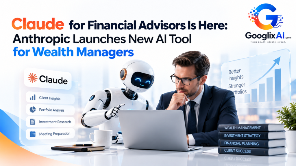 Claude for Financial Advisors Is Here: Anthropic Launches New AI Tool for Wealth Managers