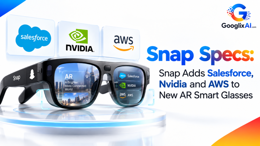 Snap Specs: Snap Adds Salesforce, Nvidia and AWS to New AR Smart Glasses