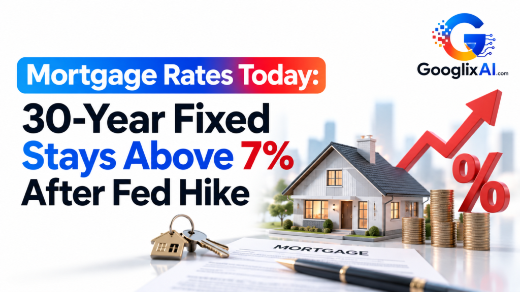 Mortgage Rates Today: 30-Year Fixed Stays Above 7% After Fed Hike