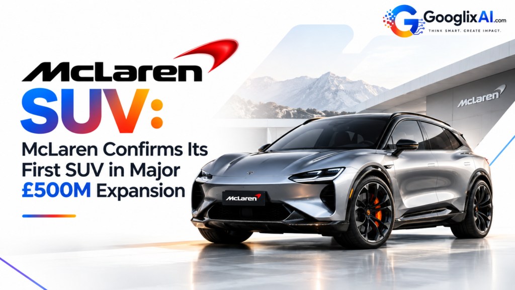 McLaren SUV: McLaren Confirms Its First SUV in Major £500M Expansion