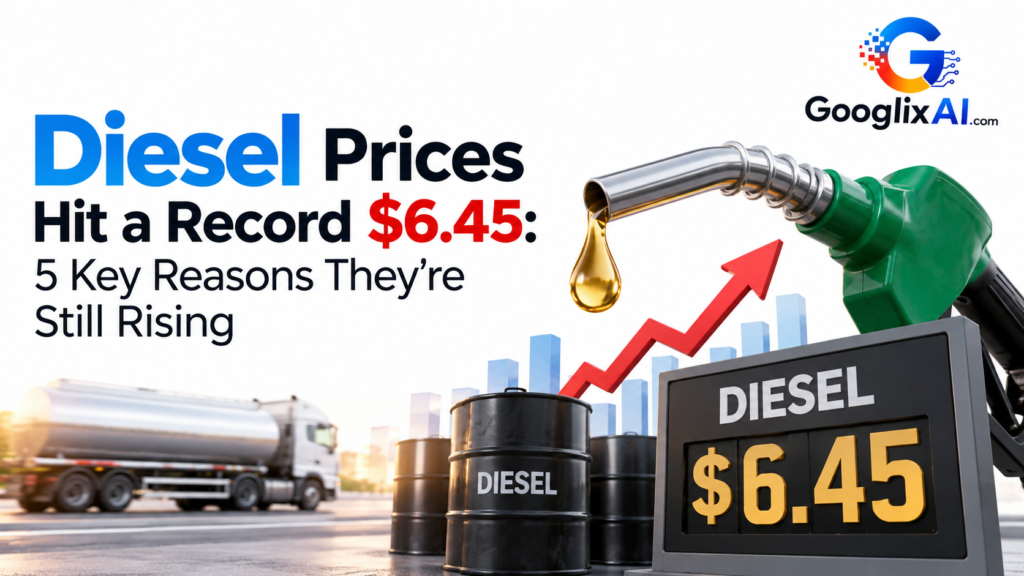 Diesel Prices Hit a Record $6.45: 5 Key Reasons They’re Still Rising