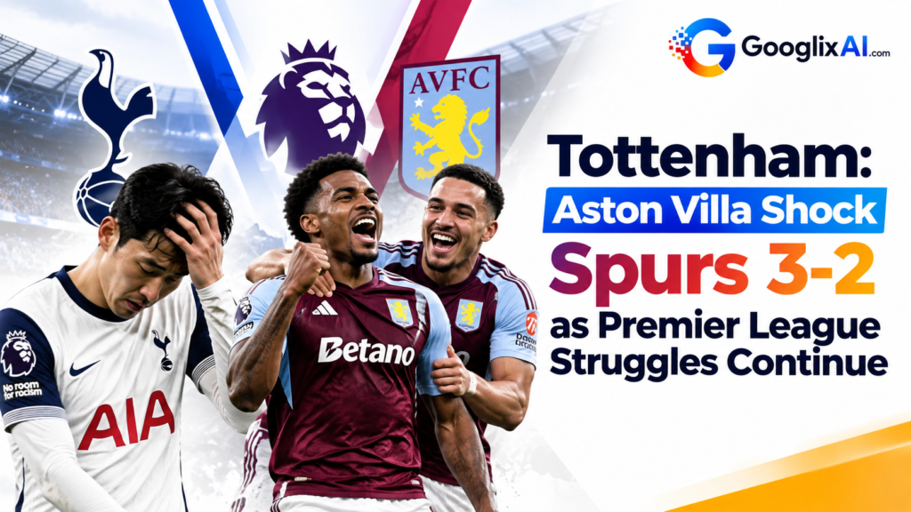 Tottenham: Aston Villa Shock Spurs 3-2 as Premier League Struggles Continue