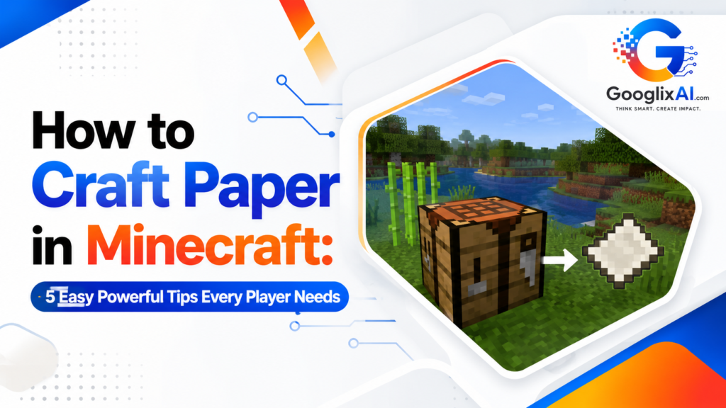 How to Craft Paper in Minecraft