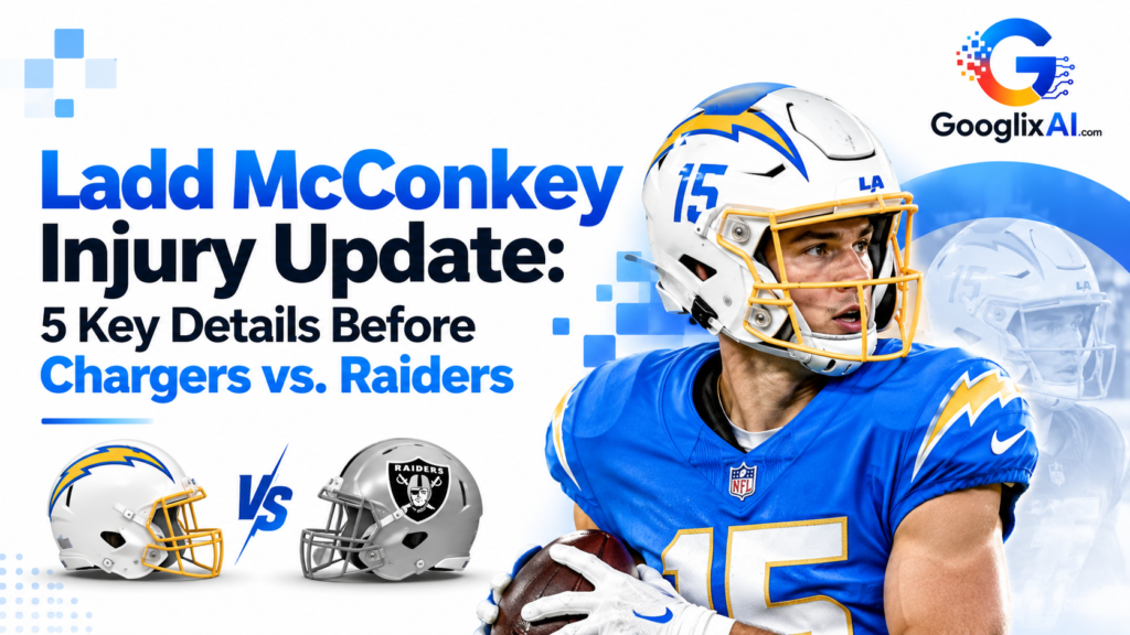 Ladd McConkey Injury Update: 5 Key Details Before Chargers vs. Raiders