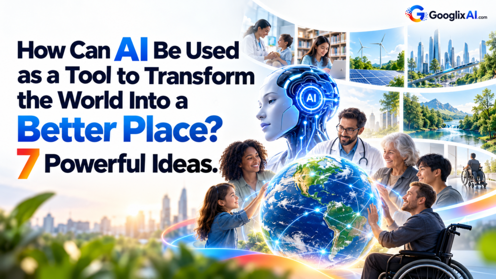 How Can AI Be Used as a Tool to Transform the World Into a Better Place? 7 Powerful Ideas